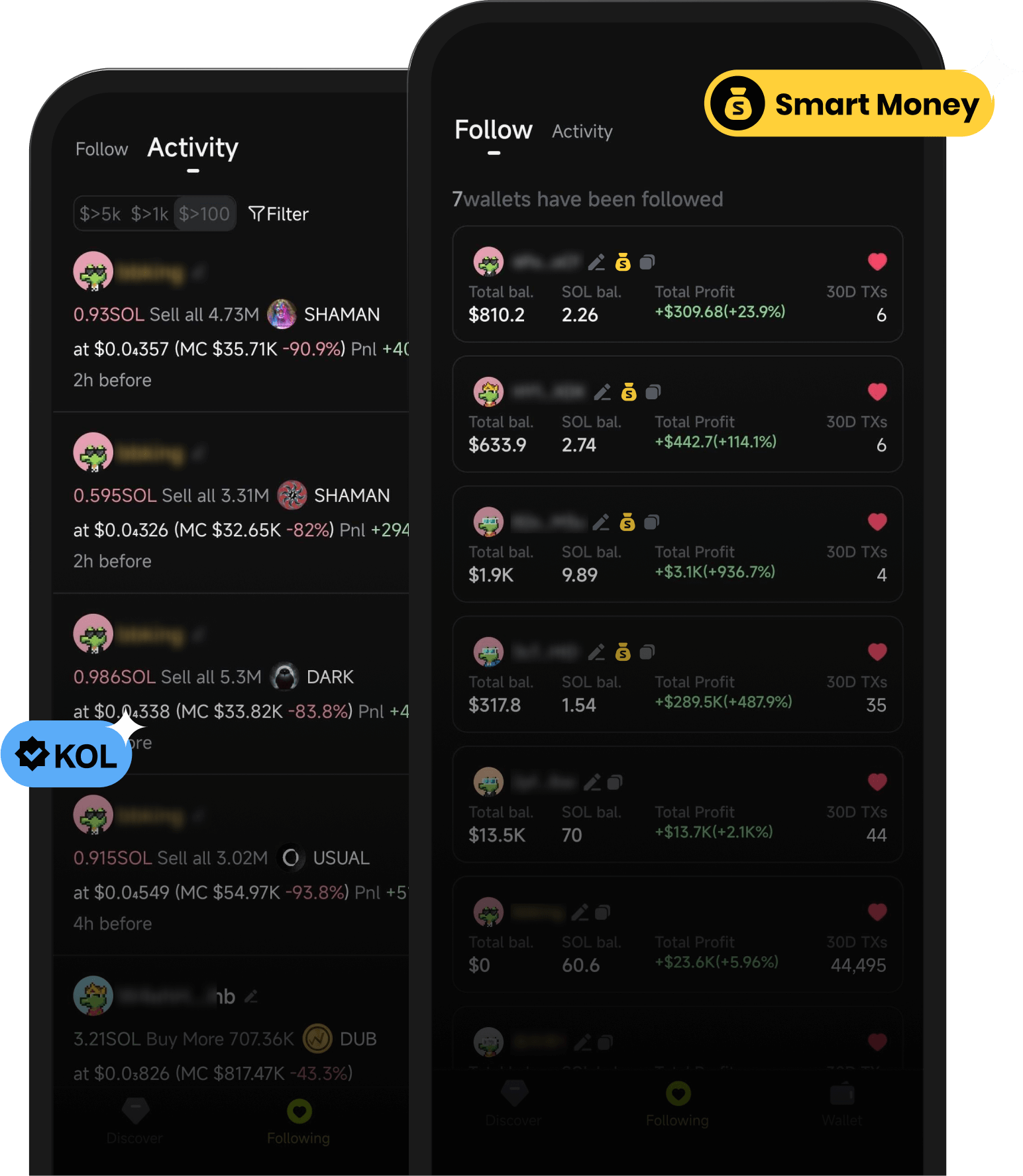 Follow smart money in GMGN app
